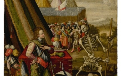 The Dialogue of the Prince with Death, Allegory of the Horrors of War, Attributed to Antoine Caron