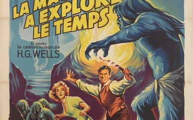 The Time Machine/ Le Machine a Explorer le Temps (1960), poster, French