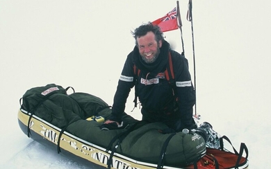 The historically important Sledge hauled by Pen Hadow to the North Pole in 2003 Approximately...