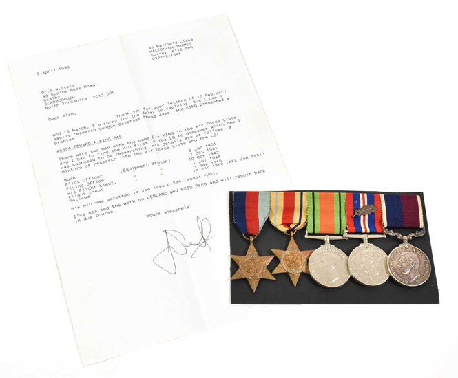 A Second World War RAF Long Service Group of Four Medals