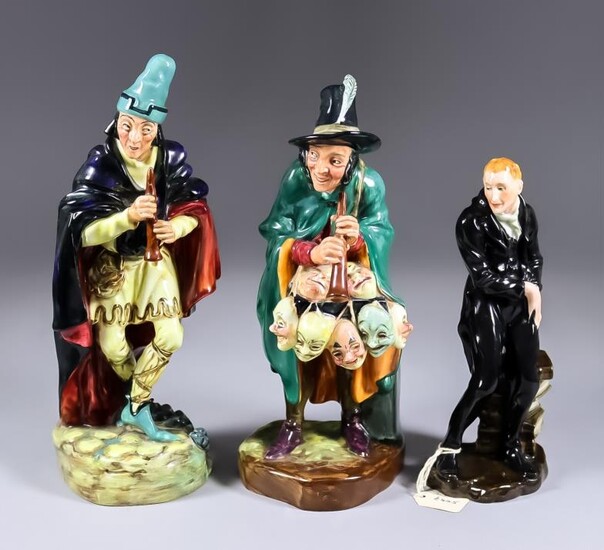Three Royal Doulton Pottery Figures - "Uriah Heep" (HN554),...
