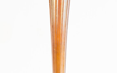 Tiffany Studios Favrile Vase with Bronze Base