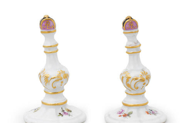 Two Meissen chess pieces, 18th century