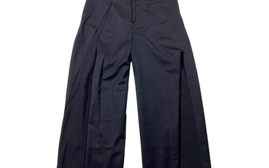Undercover Navy Wool and Silk Trousers Pants, Size 2