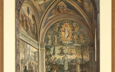 VINCENZO MARCHI (Rome, 1818 -1894) The Bufalini chapel at Ara...