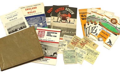 Various Football Programmes And Tickets