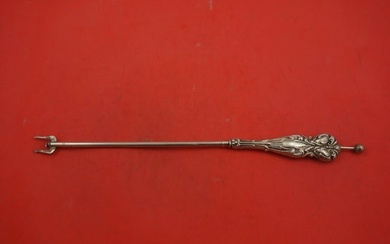 Victorian Sterling Silver Pickle Spear Mechanical 10 1/4" Vintage Serving