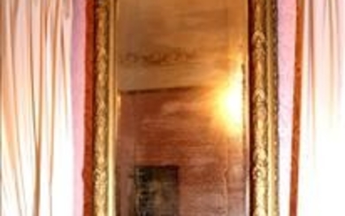 Victorian gold gilt tall pier mirror