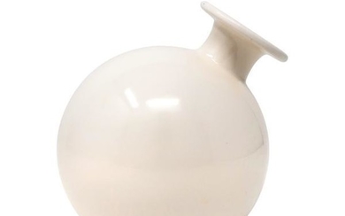 Vintage Japanese White Ceramic Vase