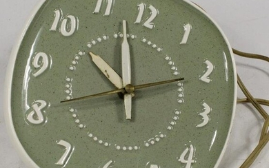 Vintage Russel Wright Ceramic Clock
