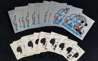Vintage Walt Disney World Mickey Decal Stickers