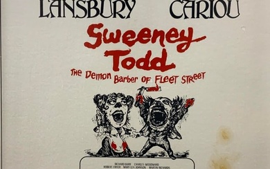 Vtg Sweeney Todd Broadway Theatre Advert