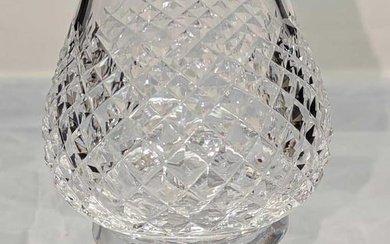 Waterford Crystal Candlestick Holder & Hurricane Globe