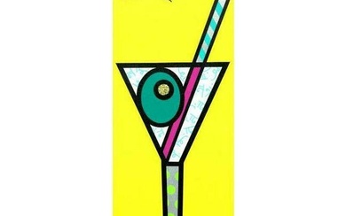Yellow Martini by Britto, Romero