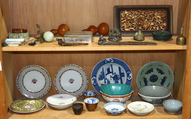 (group) A group of miscellaneous Asian Decorative Pieces