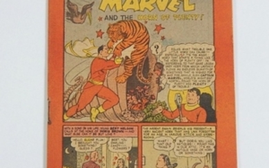 1946 "Captain Marvel and the Horn of Plenty!" Miniature Comic Book by Fawcett