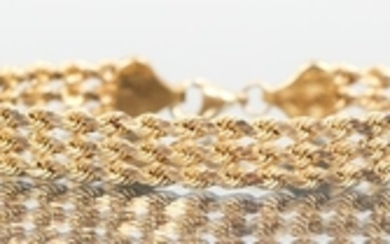 10 K Gold Rope Bracelet