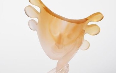 A Daum glass sculpture by Etienne, modelled as a m…