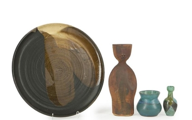 Four Modern pottery pieces