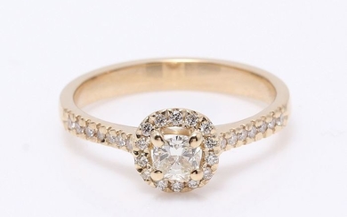 14 kt. Yellow gold - Ring - 0.55 ct Diamond - Diamond