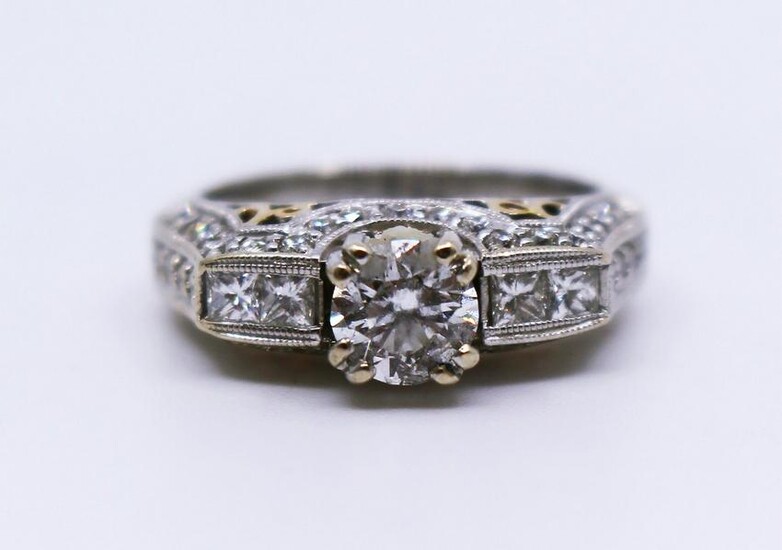 1.53 Carat Diamond Ring White Gold