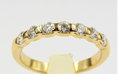 18 kt. Gold - Ring - 0.70 ct Diamond