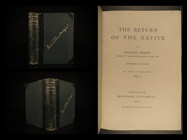1879 1st ed Thomas Hardy Return of the Native Egdon