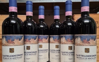 1990 Castelgiocondo - Brunello di Montalcino DOCG - 6 Bottle (0.75L)