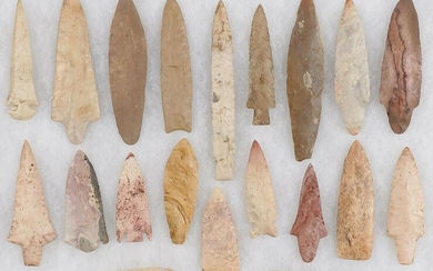 20 QUALITY STONE BLADES AND POINTS