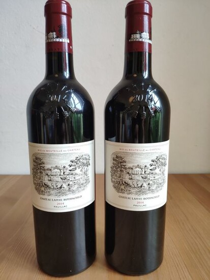 2014 Chateau Lafite Rothschild - Pauillac 1er Grand Cru Classé - 2 Bottles (0.75L)