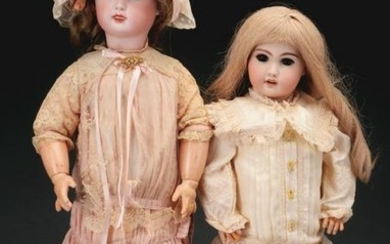 Lot of 2: Later Jumeau-Type Dolls.