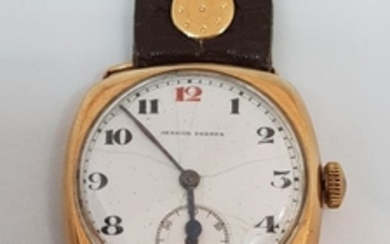 Mermod Frères - Gold Wristwatch with Zenith mechanism - 1745471 - Men - 1901-1949