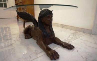 Bronze FigurÄgyptisch Tisch - Table
