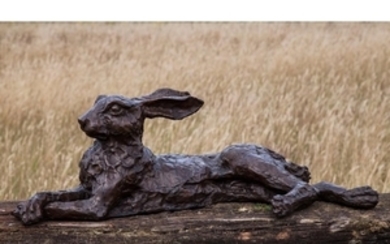 John Cox (British, 1952-2014), Lying Hare