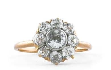 Antique (End of 19th Century) - 18 kt. Yellow gold - Ring Diamond