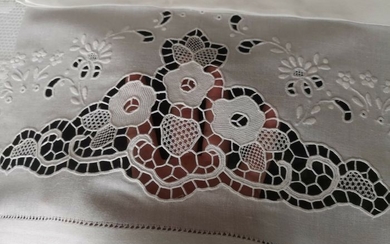3 + 3 hand-made Burano linen blend towels - Cotton, Linen - After 2000