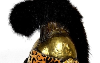 French 19th C. Cuirassier or Dragoon Officer's Helmet