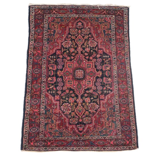 3'7 x 5'2 Hand-Knotted Northwest Persian Fereghan Area Rug