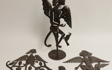 4 Serge Jolimeau (b.1952) Figural Metal Sculptures