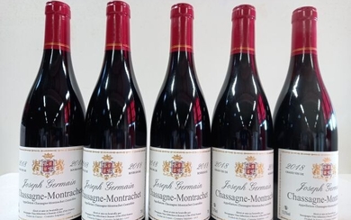 5 bouteilles de Chassagne Montrachet Rouge... - Lot 69 - Enchères Maisons-Laffitte