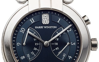 54069: Harry Winston, 18k White Gold Wristwatch Circa 2
