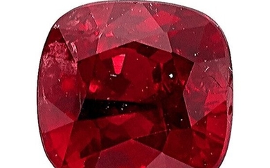 55069: Unmounted Burma Ruby Ruby: Cushion-shape weigh