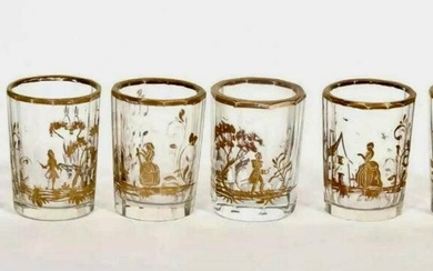6 RUSSIAN IMPERIAL GLASSES