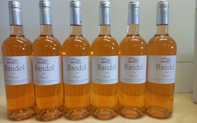6 bouteilles de Bandol Rosé Le Signac 2020... - Lot 69 - Enchères Maisons-Laffitte
