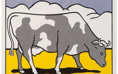 65069: Roy Lichtenstein (1923-1997) Cow Triptych: Cow G