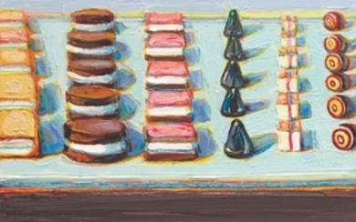 Wayne Thiebaud (b. 1920), Confection Rows