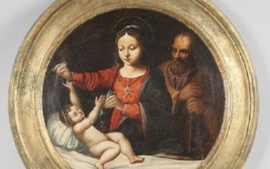 185 - Scuola lombarda sec.XVIII "Sacra Famiglia"