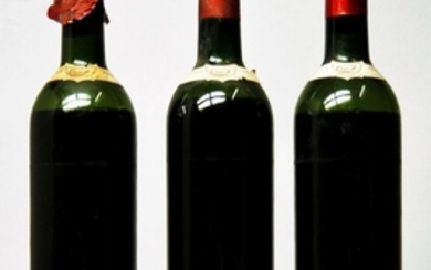 3 bouteilles CHÂTEAU CHEVAL BLANC 1er Gcc (A) St. …