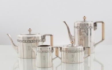Bremer Silberwarenfabrik .800 Silver Coffee and Tea Set