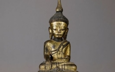 Buddha Myanmar/Birmanie ca 19° siècle Bois…